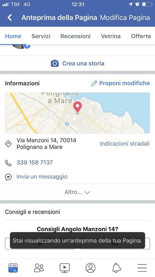 Angolo Manzoni 14 Polignano a Mare Eksteriør billede